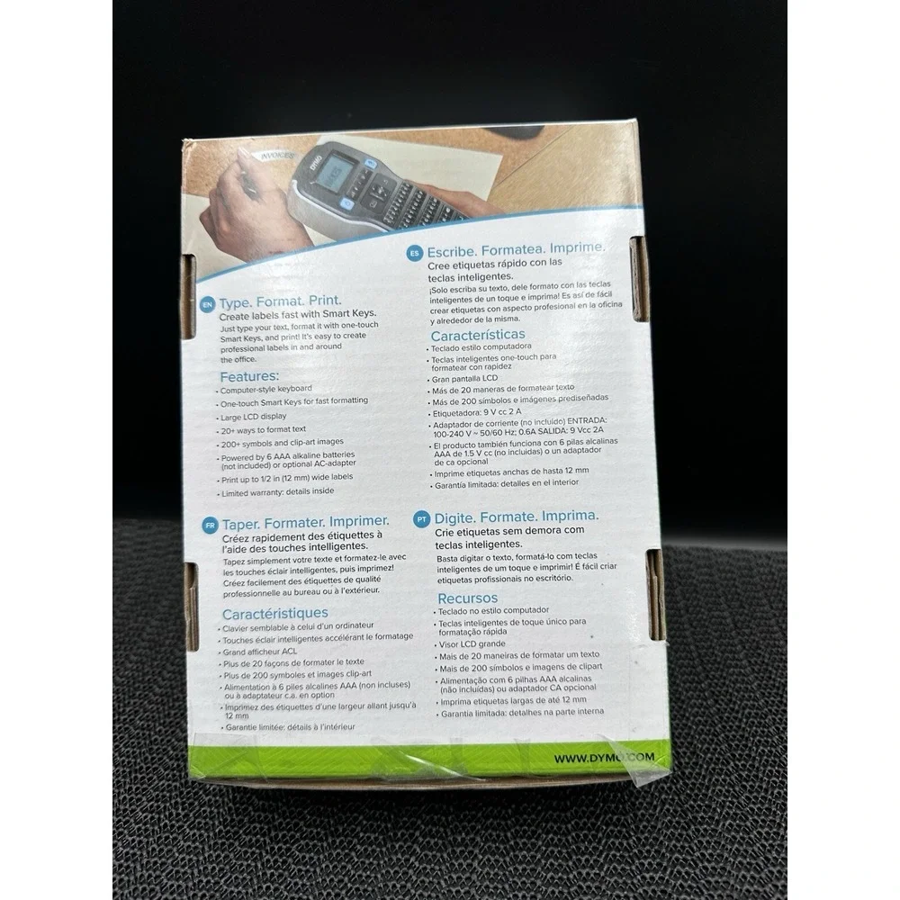 DYMO Label Manager 160 Portable Label Maker Battery Powered New- Open Box